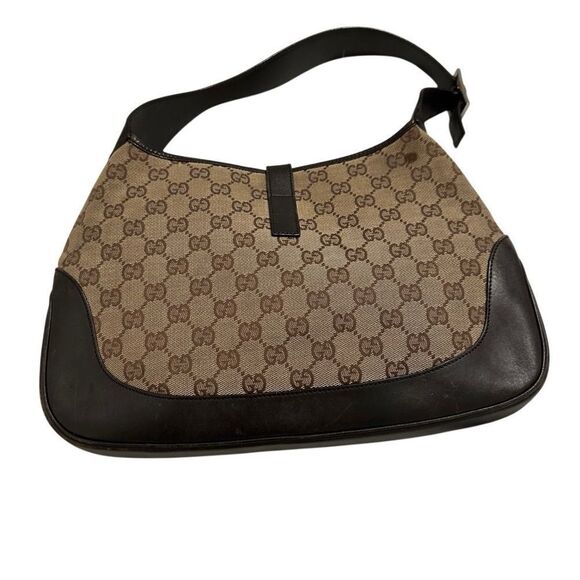 Gucci Brown and Black Shoulder Bag - Picture 5 of 10